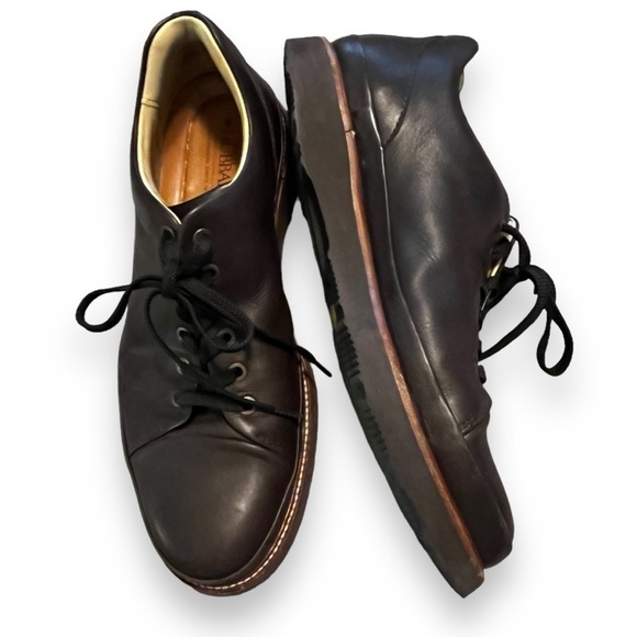 Samuel Hubbard Dress Fast Oxfords Leather Lace Up Vibram Sole Brown Mens 11 - Picture 1 of 13